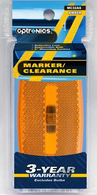 Optronics Mark Light Oval Amb - Optronics