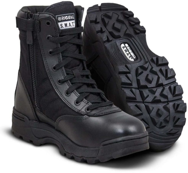 Original S.W.A.T. Classic 9in. Side Zip Tactical Boots, Black, 6, 115201-6.0-R