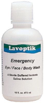 Bouton 16-oz. Eyewash Boston Round Re  Unit CS - Bouton
