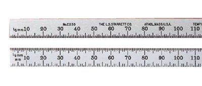 L.S. Starrett C303sr-12 12in Semi-flexi  Unit PK