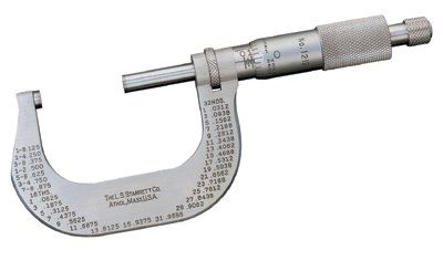 L.S. Starrett T1230xrl 0-1in Stainless Unit EA