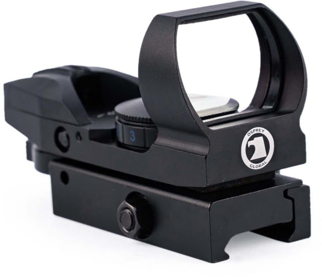 Osprey Global Multi Reticle 1x Quick Release Sight Multi-Reticle Black - Osprey Global
