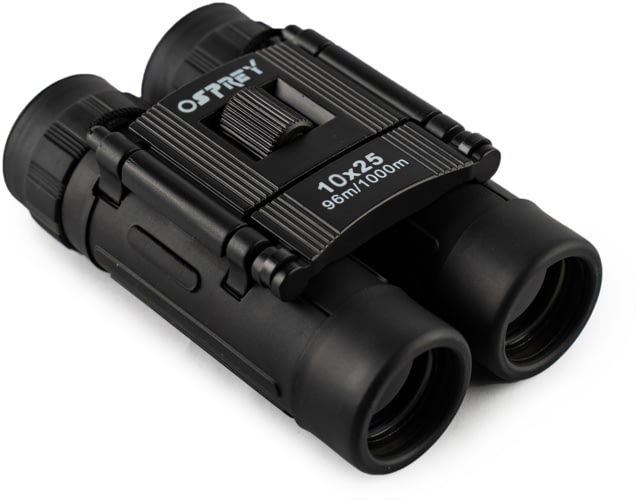 Osprey Global 10x25mm Roof Prism Binoculars Black 10x25 Black Binocular - Osprey Global