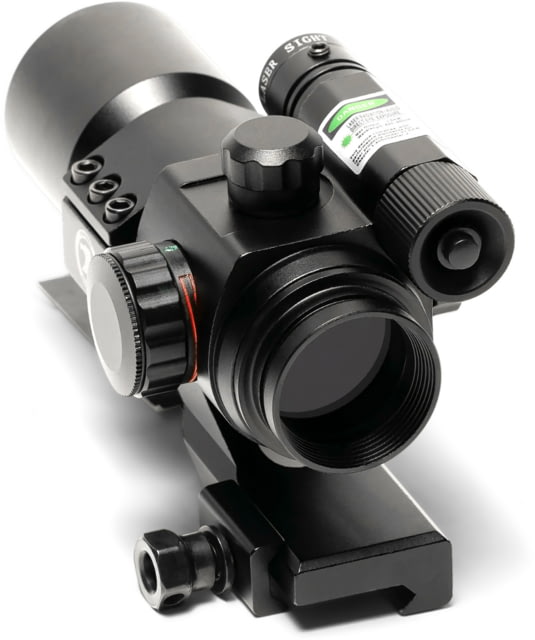 Osprey Global 1x30mm Reflex Red Dot Sight w/Green Laser 5 MOA Red Dot Black