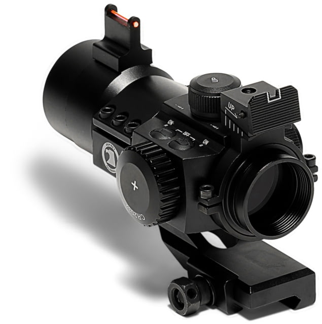 Osprey Global Fiber Optic 1x30mm Reflex Red Dot Sight 5 MOA Dot Reticle Black