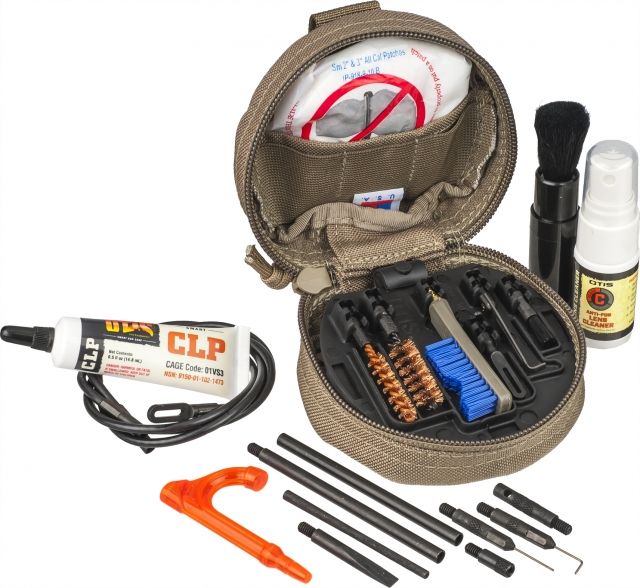 Otis Technology 5.56mm / 9mm Soft Pack Cleaning Kit 7in Tan - Otis Technology
