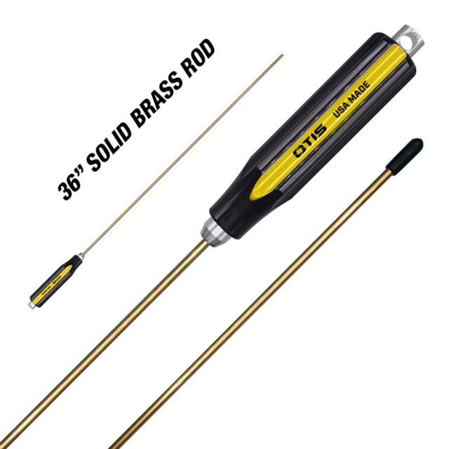 Otis Technology Brass Rod .22Cal Black/Yellow 36in - Otis Technology