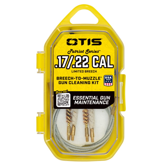 Otis Technology .17/.22 cal Limited Breech Patriot Series Gun Cleaning Kit Gold