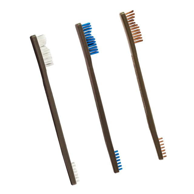 Otis Technology AP Brushes 3 Pack White/Blue/Bronze Small