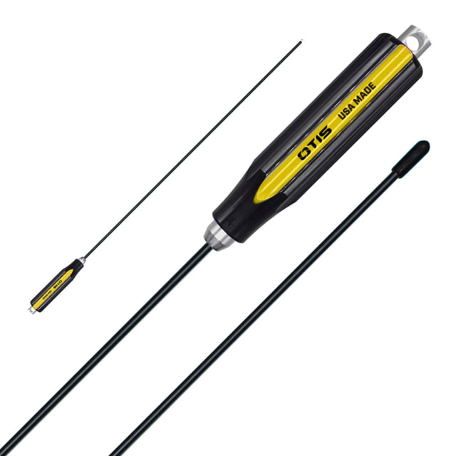 Otis Technology Stainless Steel Coated Rod .22Cal Black/Yellow 36in - Otis Technology