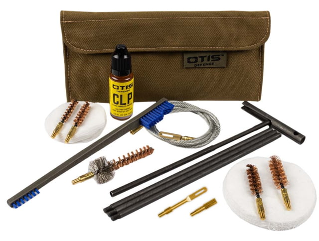 Otis Technology Warrior Series Basic Weapons Cleaning Kit 5.56/7.62mm Rifles 9mm/.45cal Pistols - Otis Technology