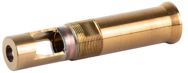 Otter Creek Labs OTB Muzzle Brake 5/8x24 TPI Raw Heat Treat Finish Gold - Otter Creek Labs