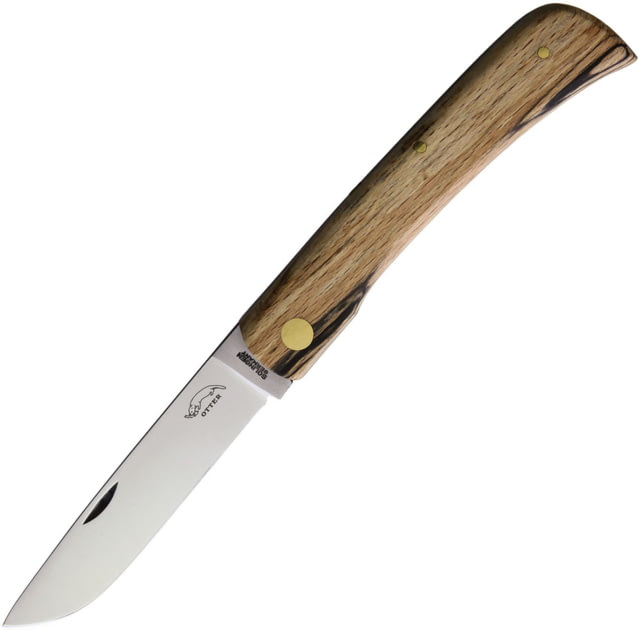 OTTER-Messer Large Hippekniep Ice Beech Folding Knife Satin finish stainless blade Ice beech handle 145 EIBU - Otter-Messer