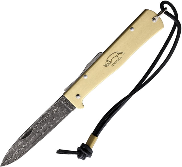 OTTER-Messer Mercator Brass Lockback - Otter-Messer