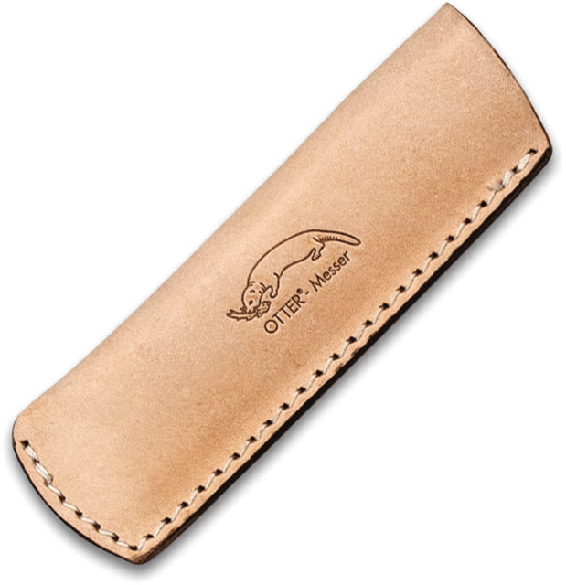 OTTER-Messer Mercator Leather Sheath Fits closed knives up to 4.25" LE 04 NA - Otter-Messer