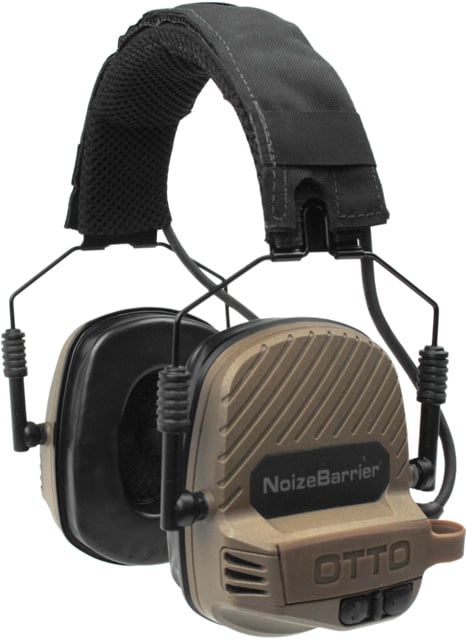 OTTO NoizeBarrier Range SA One Size Fits Most 23 dB Communication Headset, Flat Dark Earth - Otto