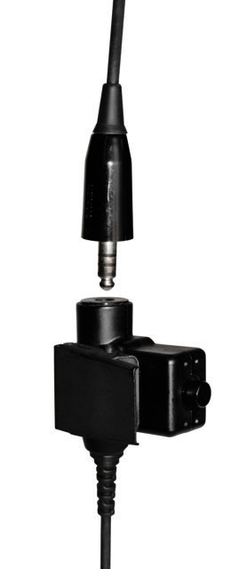 OTTO Engineering Push-to-talk adapter Nexus Quick Disconnect to Motorola APX 7001 Black - Otto Engineering
