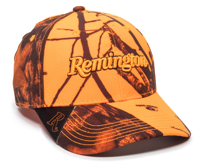 Outdoor Cap Remington Sports Cotton Cap w/Woven Label - Mens One Size Mossy Oak Break-Up Blaze