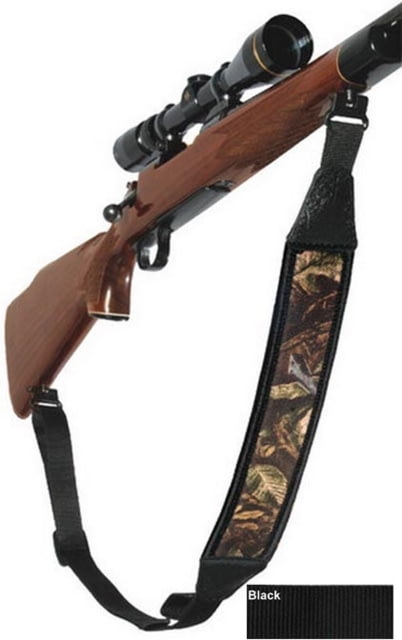 The Outdoor Connection Raptor Neoprene Gun Sling w/Brute & CLoops Black - The Outdoor Connection