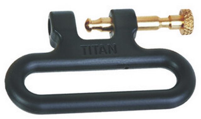 The Outdoor Connection TITAN Q/R Sling Swivels Black 1in - The Outdoor Connection