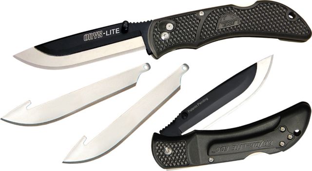 Outdoor Edge Cutlery 3.0 Onyx-Lite Black 3-Blades Box Black - Outdoor Edge Cutlery
