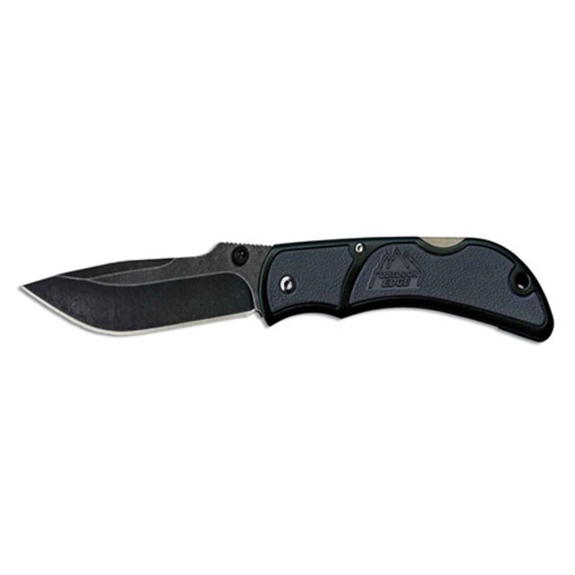 Outdoor Edge Cutlery Chasm Folding Knife2.5in 8Cr13MoV Stainless Plain Edge BladeSmallGray Handle - Outdoor Edge Cutlery