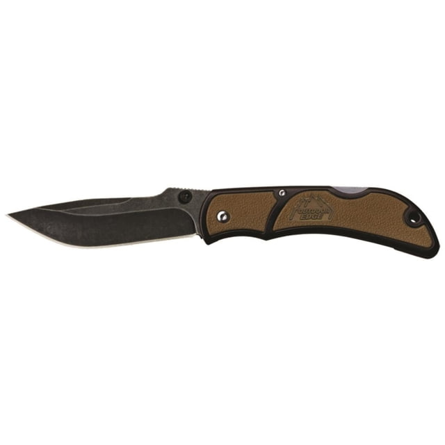 Outdoor Edge Cutlery Chasm Knife Brown 2.5in - Outdoor Edge Cutlery