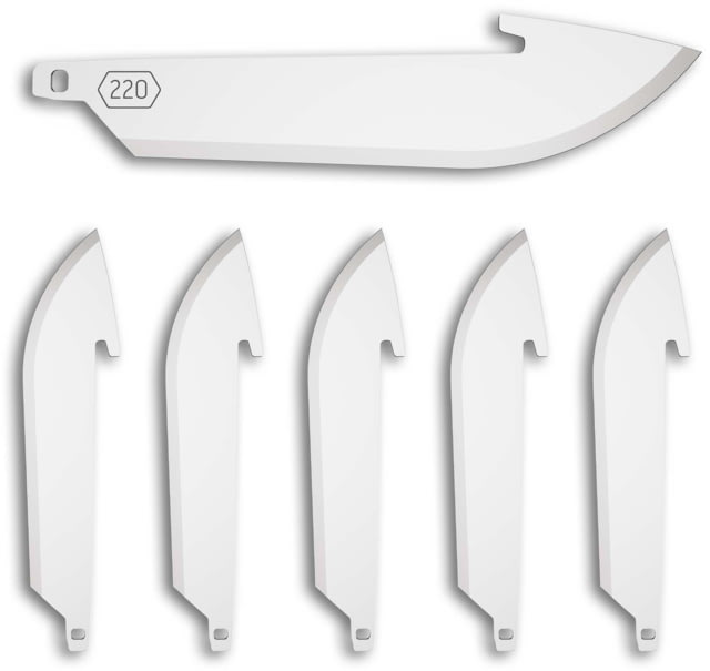 Outdoor Edge Cutlery 2.2in Drop Point SS Blade Pack Drop Point Blades 6 Pack - Outdoor Edge Cutlery