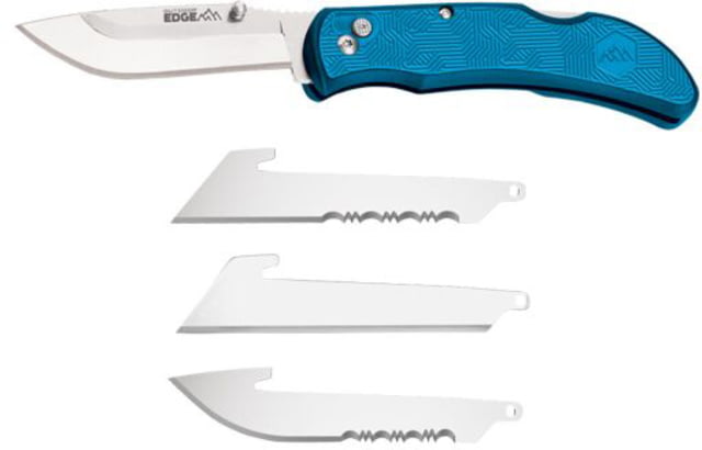 Outdoor Edge Cutlery Outdoor Edge Razor Carry W/4 Blades Folding Knife 3 in Blade Stainless Steel - Outdoor Edge Cutlery