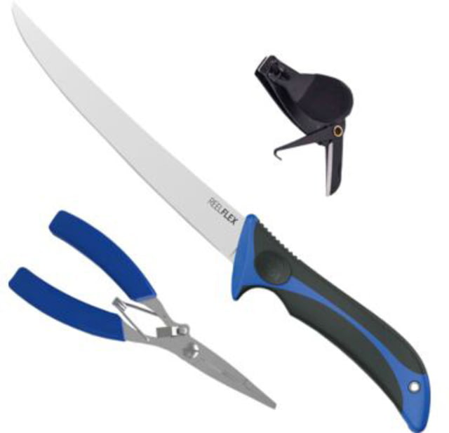 Outdoor Edge Cutlery Outdoor Edge Reel Flex Fillet & Pliers With Sheath Fixed Blade Knife 7.5 in Blade Stainless Steel - Outdoor Edge Cutlery
