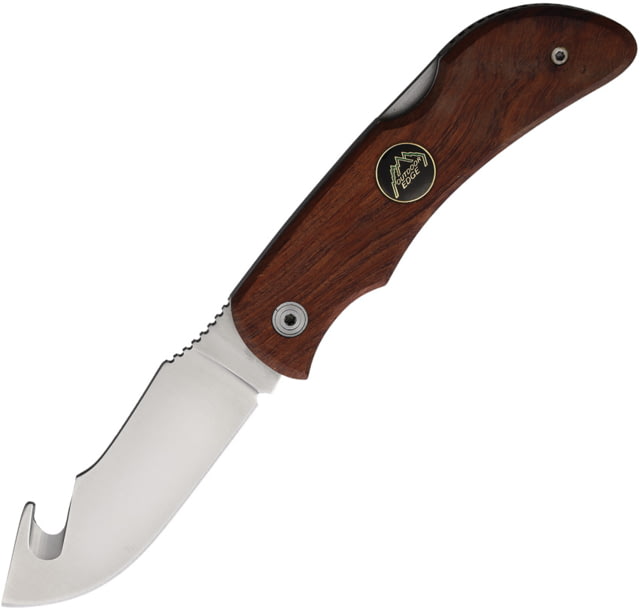 Outdoor Edge Cutlery Pocket Hook Lockback Wood - Outdoor Edge Cutlery
