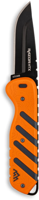 Outdoor Edge Cutlery Outdoor Edge Cutlery RAZOR HTX 3in Fixed Blade Knife w/ Blade Pod Gray/Orange One Size - $64.99 at Optics Planet