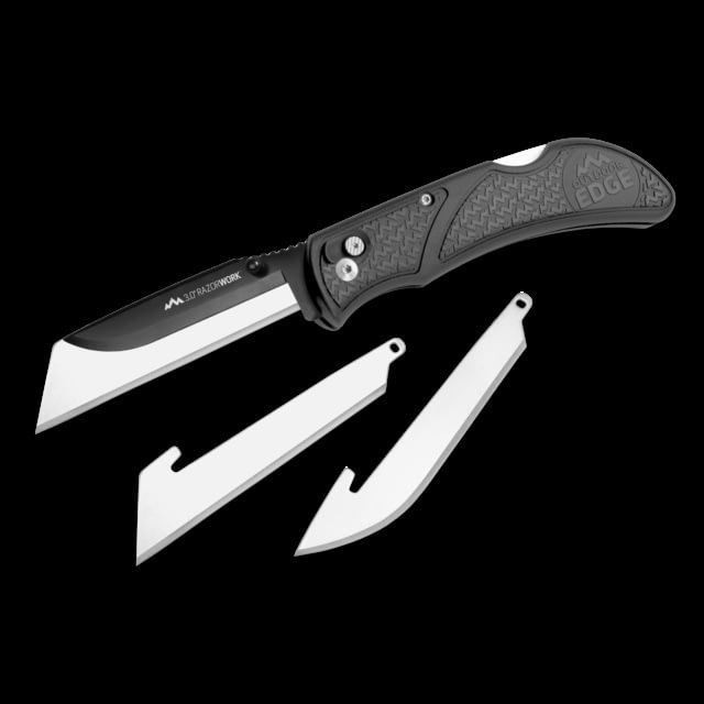 Outdoor Edge Cutlery Razor-Work Gray 3-Blades Blister - Outdoor Edge Cutlery