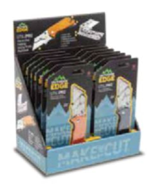 Outdoor Edge Cutlery 12 Piece UtiliPro PDQ Display 1in Blade 420J2 Glass/Nylon Polymer Handle