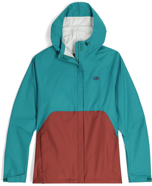 Outdoor Research Apollo Rain Jacket - Women's Tropical/Brick S