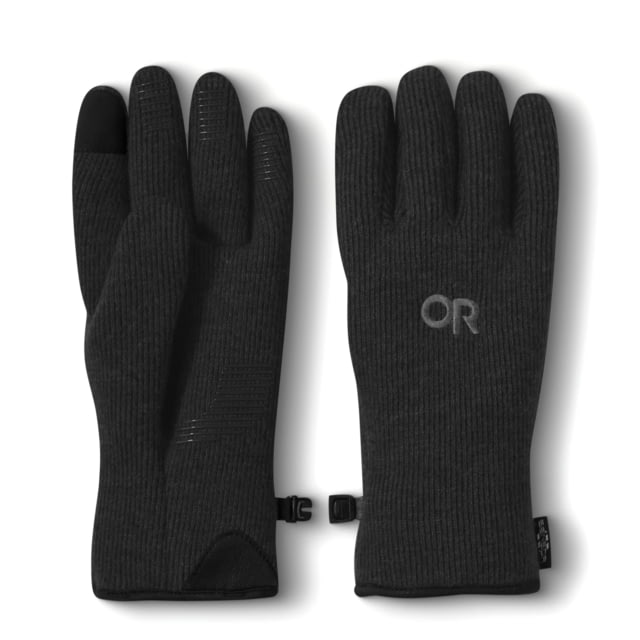 Outdoor Research Flurry Sensor Gloves - Men's Solid Black Large - Outdoor Research