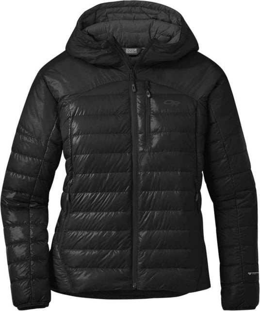 Outdoor Research Outdoor Research Helium Down Hoodie - Women's Solid Black Large - $239.20 at Optics Planet