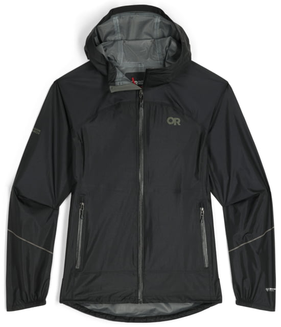 Outdoor Research Helium Rain Ultralight Jackets - Womens Black Medium