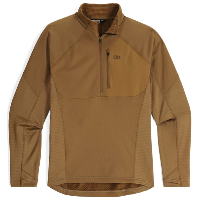 Outdoor Research Outdoor Research Deviator Fleece Half Zip - Men's Coyote 2XL - $155.00 at Optics Planet