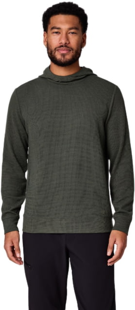 Outdoor Research Eclipse Waffle Hoodie - Men's Dark Laurel M