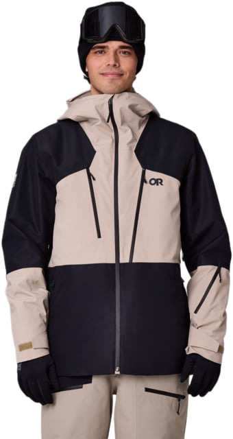 Outdoor Research Powderverse Jacket - Men's Pro Khaki/Black XXL