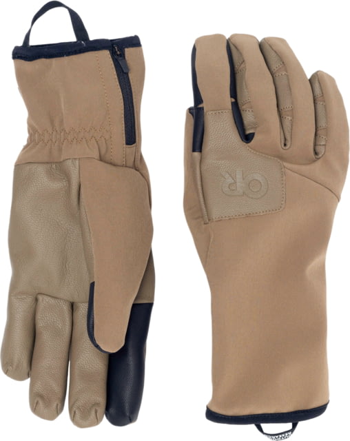 Outdoor Research Stormtracker Sensor Windbloc Gloves - Men's Coyote L - Outdoor Research