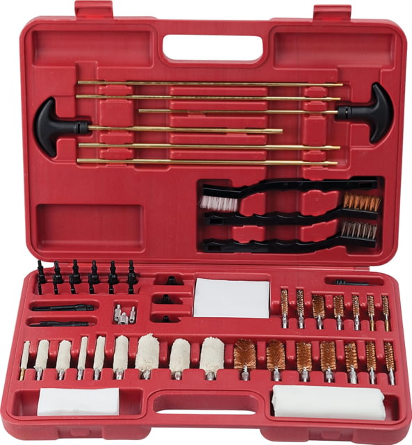 Outers Universal 62 Piece Blow Molded Gun Cleaning Kit 70074
