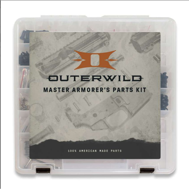 Outerwild AR15 Master Lower Parts Kit Clear Case - Outerwild
