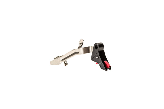Overwatch Precision DAT V2 Trigger for Glock 43/43X/48 Flat Type III Hard Anodized Black/Red - Overwatch Precision