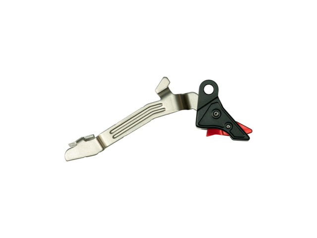 Overwatch Precision DAT V2 Trigger for Glock 19X/G45 Flat Type III Hard Anodized Black/Red - Overwatch Precision