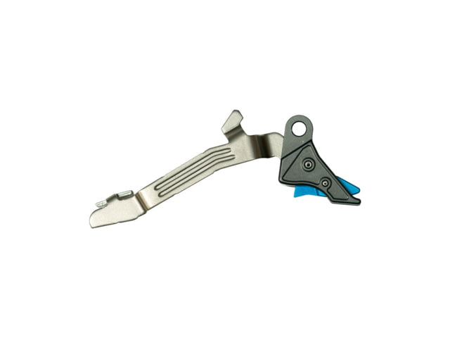 Overwatch Precision OP TAC 9mm Pistol Trigger Polished Glock 43/43X/48 Gun Metal Gray/Blue - Overwatch Precision