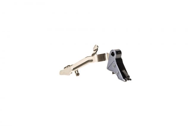 Overwatch Precision TAC Pistol Trigger .45 ACP 10mm Auto Flat Type III Hard Anodized Gun Metal Gray/Black - Overwatch Precision
