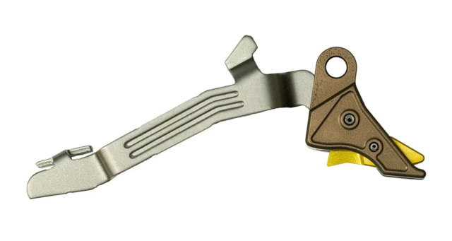Overwatch Precision TAC Trigger for Glock 43/48 Flat Type III Hard Anodized FDE/Gold - Overwatch Precision