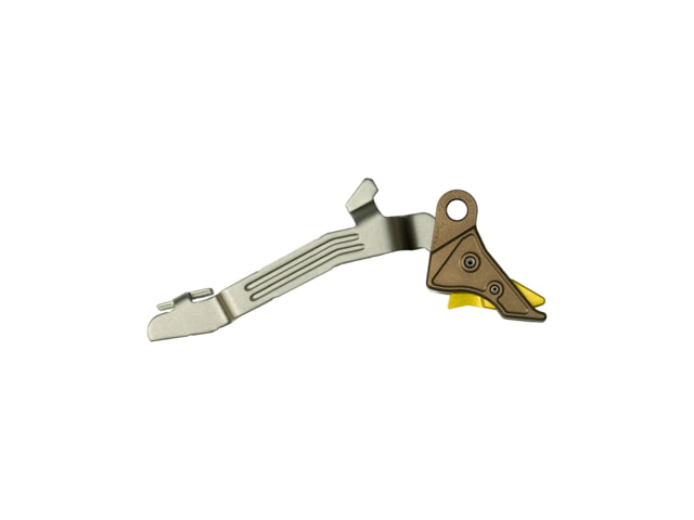 Overwatch Precision TAC Trigger for Glock 19X/G45 Flat Type III Hard Anodized FDE/Gold - Overwatch Precision